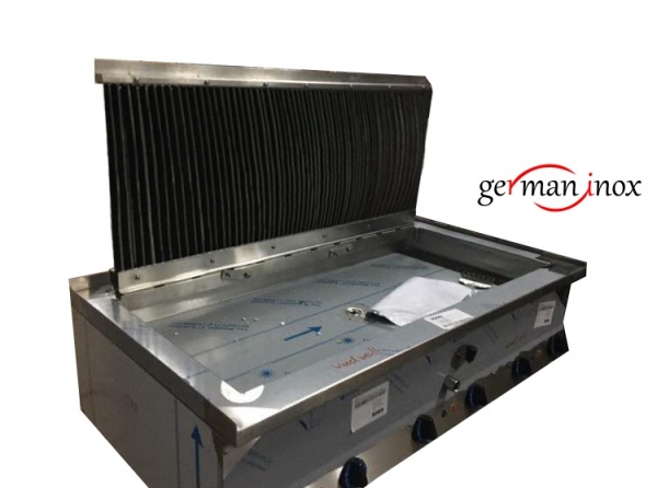 Electric rust roasting tin ERDT-1200-K from HAKA, 1200 x 650 x 350 mm