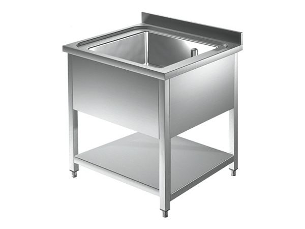 Sink, with a basin and ground floor, from 600 to 800mm, S. 600
