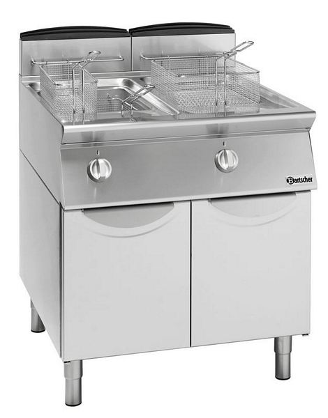 Bartscher Deep fat fryer, 2 basins each 13 litres, 600x700x850mm