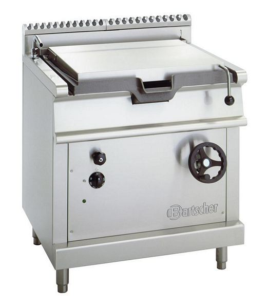 Electric tilting frying pan, with handwheel tilting device, 7,05