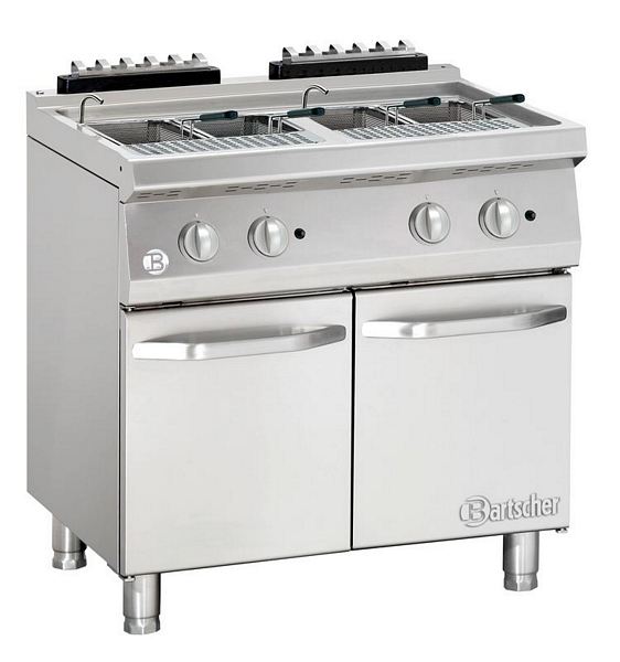 Gas pasta cooker, 2x24 litres, 800x700x900mm