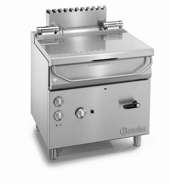 Gas tilting frying pan, 12,5 kW, 800x700x900mm