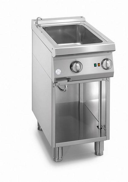 Electric bain marie, 1 basin, with open base frame, 400x700x900m