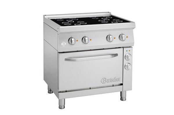 Ceranherd, 4 Kochzonen, mit Elektro-Umluftbackofen, 800x700x900m