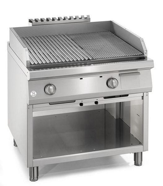Gas-Lavasteingrill, 22 kW, 900x900x900mm