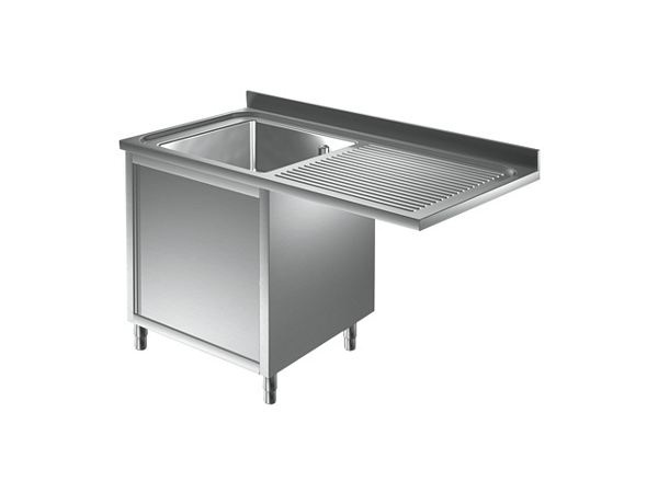 Sink center, with a basin right, from 1200 to 1400mm, Series 600