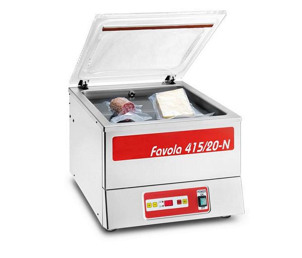 Vacuum packaging machine, 0,9 kW, 490x650x390mm