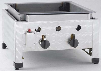 Gas Combi Table Grill, 8 kW, 485x530x280 mm
