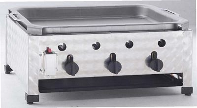 Gas Combi Table Grill, 12 kW, 650x530x280 mm