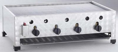 Gas Combi Table Grill, 16 kW, 815x530x280 mm