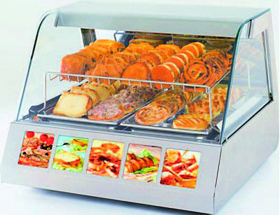Heated Display Case, 1,5 kW, 800x730x600 mm