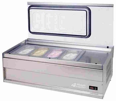 Speiseeisvitrine, 0,2 kW, 940x500x360 mm