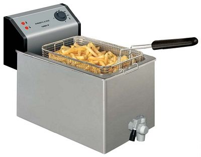 Electric Fryer, 1x8 l, 3,6 kW, 270x433x345 mm