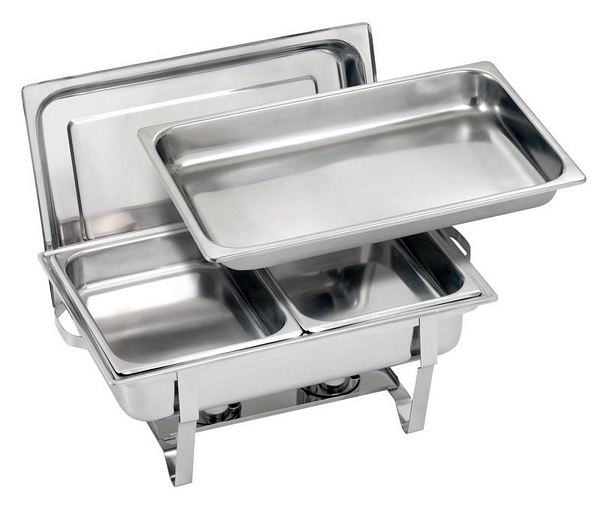 Chafing dish 1/1 GN, stackable, 600x365x325mm