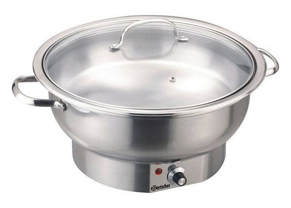Electric chafing dish, round, 3,8 litres, Ø 330 mm, height 220 m