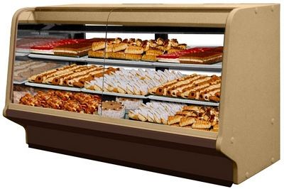 Cake showcase, July, 850x1130mm D.H. length of 1290 to 2520mm