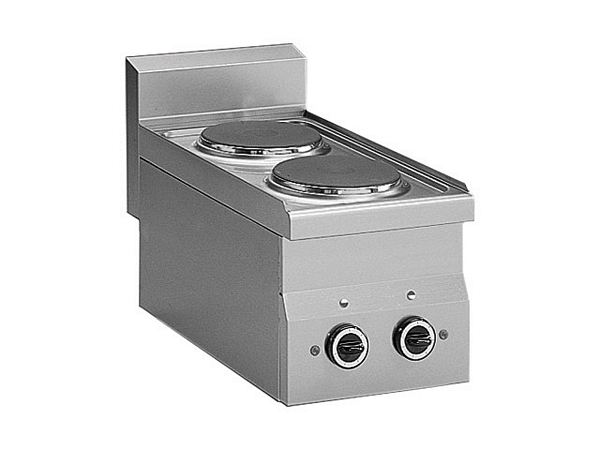Modular Electric range, 2 plates, 3 kW, 300x600x280mm