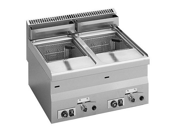 Modular Gas Fryer, 8+8 liters, 13,6 kW, 600x600x280mm