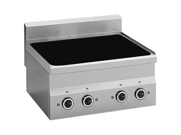 Modular Ceran range, 4 heating zones, 8,6 kW, 600x600x280mm