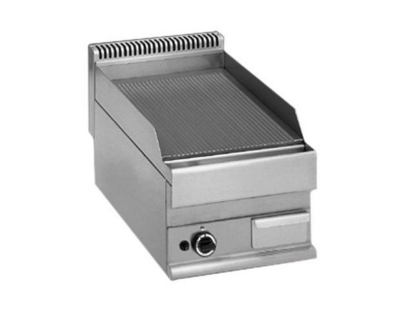 Modular Griddle plate, grooved hard chrome, 400x650x280mm