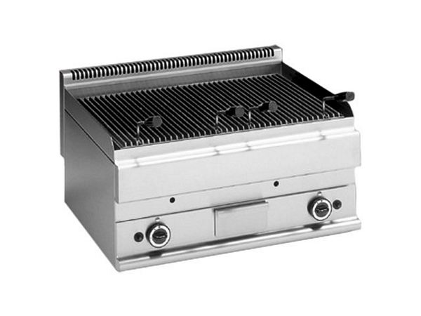 Modular Gas lava stone grill, 11 kW, 700x650x280mm