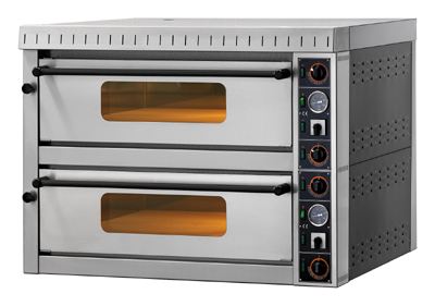 GAM Electric pizza oven MD66 TOP, Full fireclay, 6+6x34cm Pizzas