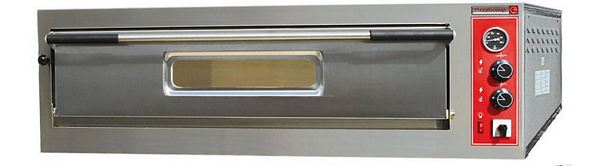 Electric pizza oven Entry 4, mechanic, 980x930x420mm