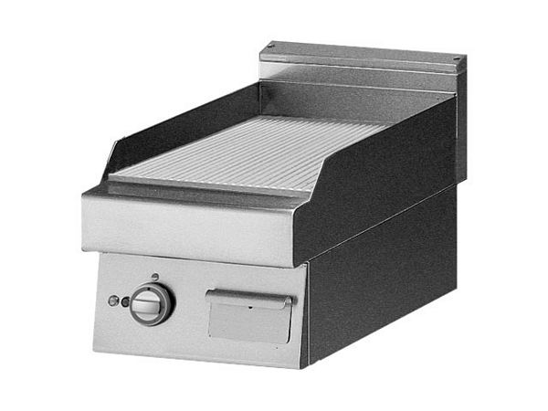 Modular Gas Griddle plate, grooved, 5,7 kW, 400x700x280mm