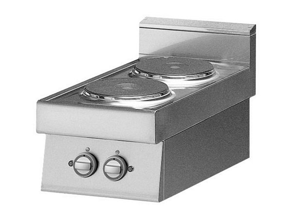 Modular Electric range 2-plates, 5,2 kW, 400x700x280mm