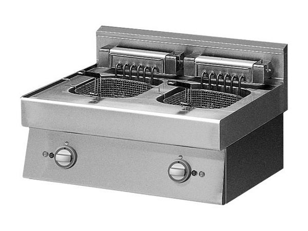 Modular Electric Fryer, 10+10 liters, 15 kW, 700x700x280mm