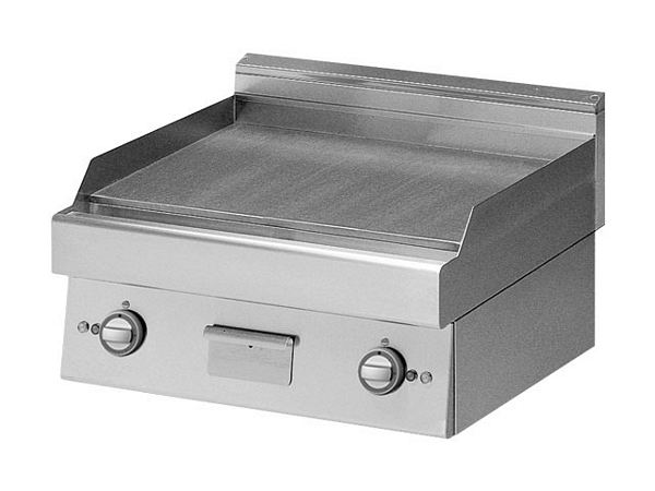 Modular Gas Griddle plate, smooth hard chrome, 700x700x280mm