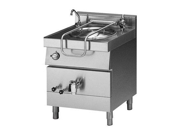 Modular Electric boiling pan, 50 liters, 12 KW, 700x700x850mm