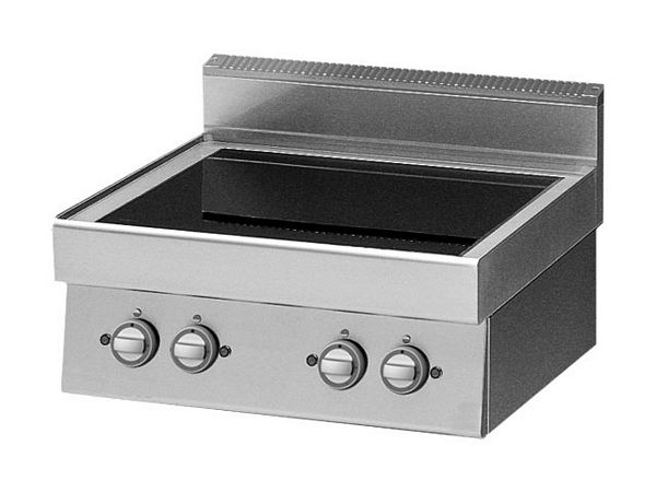 Modular Ceran range, 4 heating zones, 9,2 kW, 700x650x280mm
