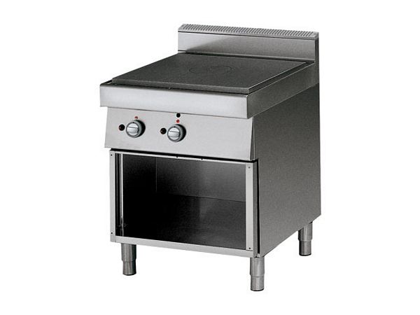 Modular Gas-solid top, open base, 8,2 kW, 700x700x850mm