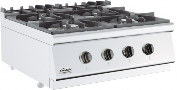 Gas range 4 flames 4x6,5 (Kw), 800x700x300