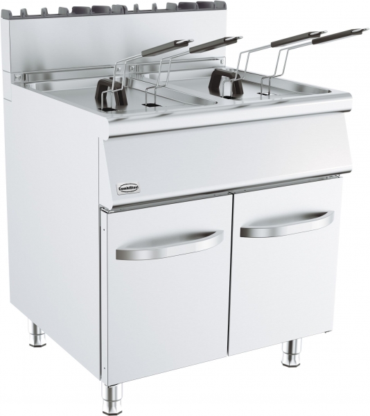 Gas friteuse Inkl. Korbe 800 x 700 x 900, 2x 15 kW