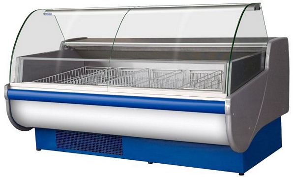 Refrigerated display KINGA 2/1.4W -10/-18°C dynamic cooling, 138