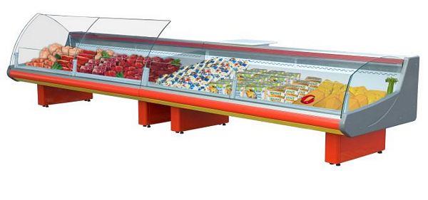 Refrigerated display ANCONA 1.25-mod/C, 1250x1140x910mm