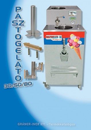 Ice Machine/Ice cooker PASZTOGELATO 80, 1500x770x640 mm
