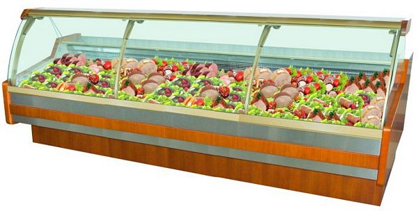 Refrigerated counter ALASKA 2.5S-mod/C DRE, 2460x1220x1225mm