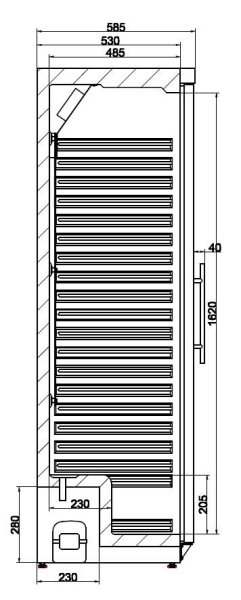 FRIDGE 1 GLASS DOOR