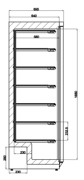 GEFRIERSCHRANK WEISS 1 TÜR