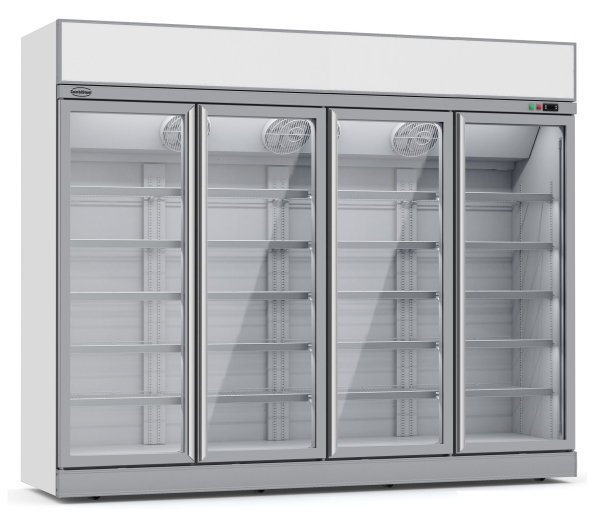 GEFRIERSCHRANK 4 GLASTÜREN INS-2060F