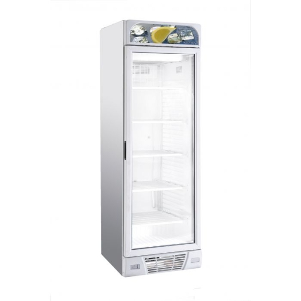 GEFRIERSCHRANK 1 GLASTÜR 382 LITER