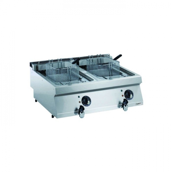 Electric fryer Incl baskets 800 x 700 x 250, 400 V / 17.9 kW