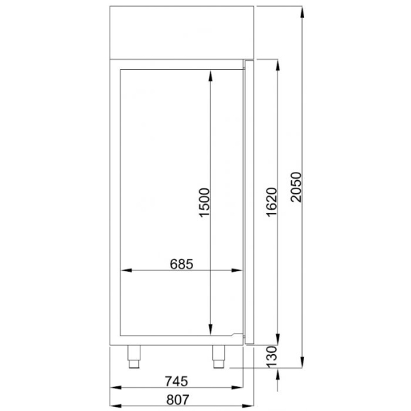 GEFRIERGERÄT SS MONO BLOCK 700 LITER ENERGY LINE