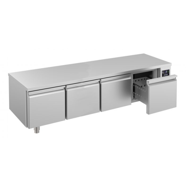 REFRIGERATED TABLE 650 HIGH 4 DRAWERS