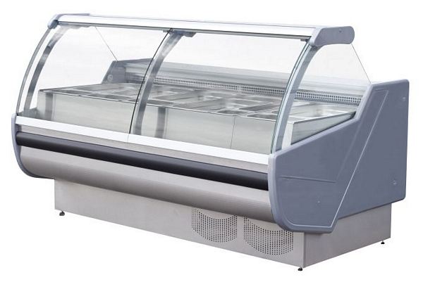 Warmvitrine ALASKA B 2.5-mod, 2460x1190x1225+/-10mm