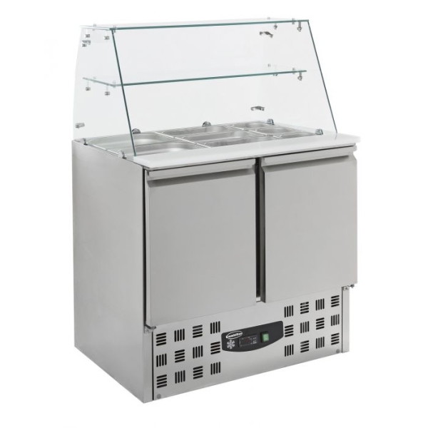 REFRIGERATED SALADETTE WITH GLASS 2 DOORS