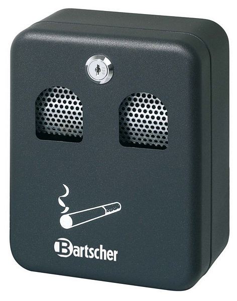 Wall-mounted ashtray, black, 160x90x200mm